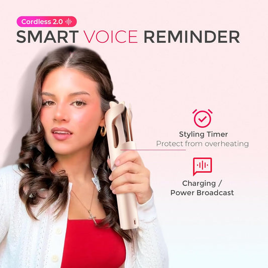 CurlGo Cordless Beach Wave Curler